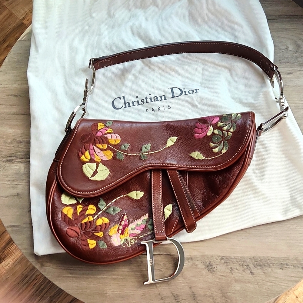 Vintage Christian Dior Sanddle Bag